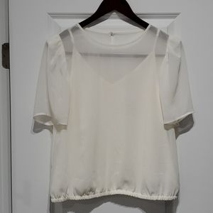 NWT Express off white blouse